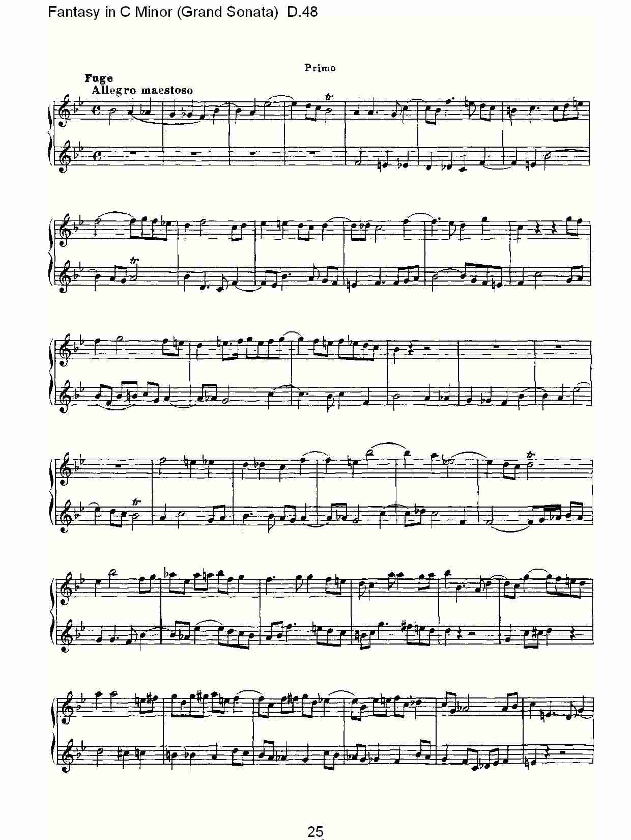 C小调幻想曲（豪华奏鸣曲）D.48（五）总谱（图5）