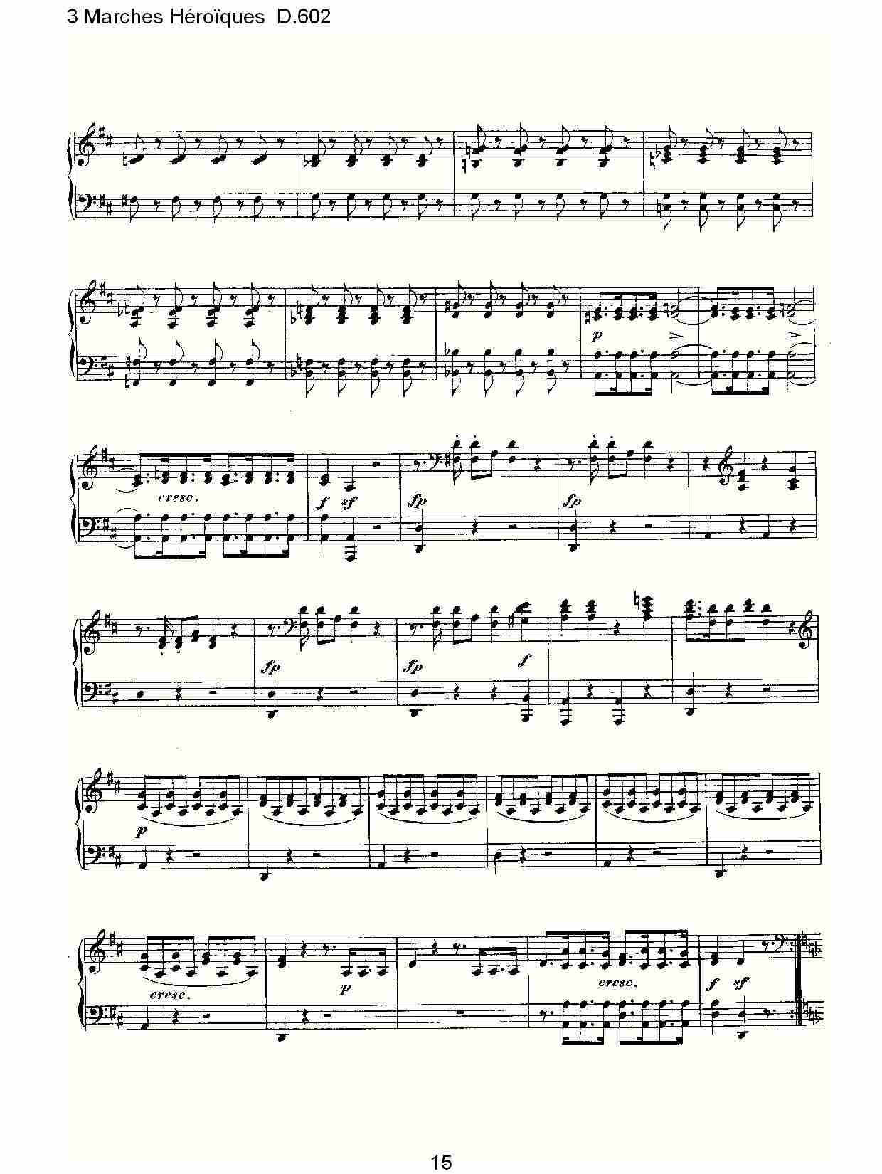 3进行曲Héroïques D.602（三）总谱（图5）