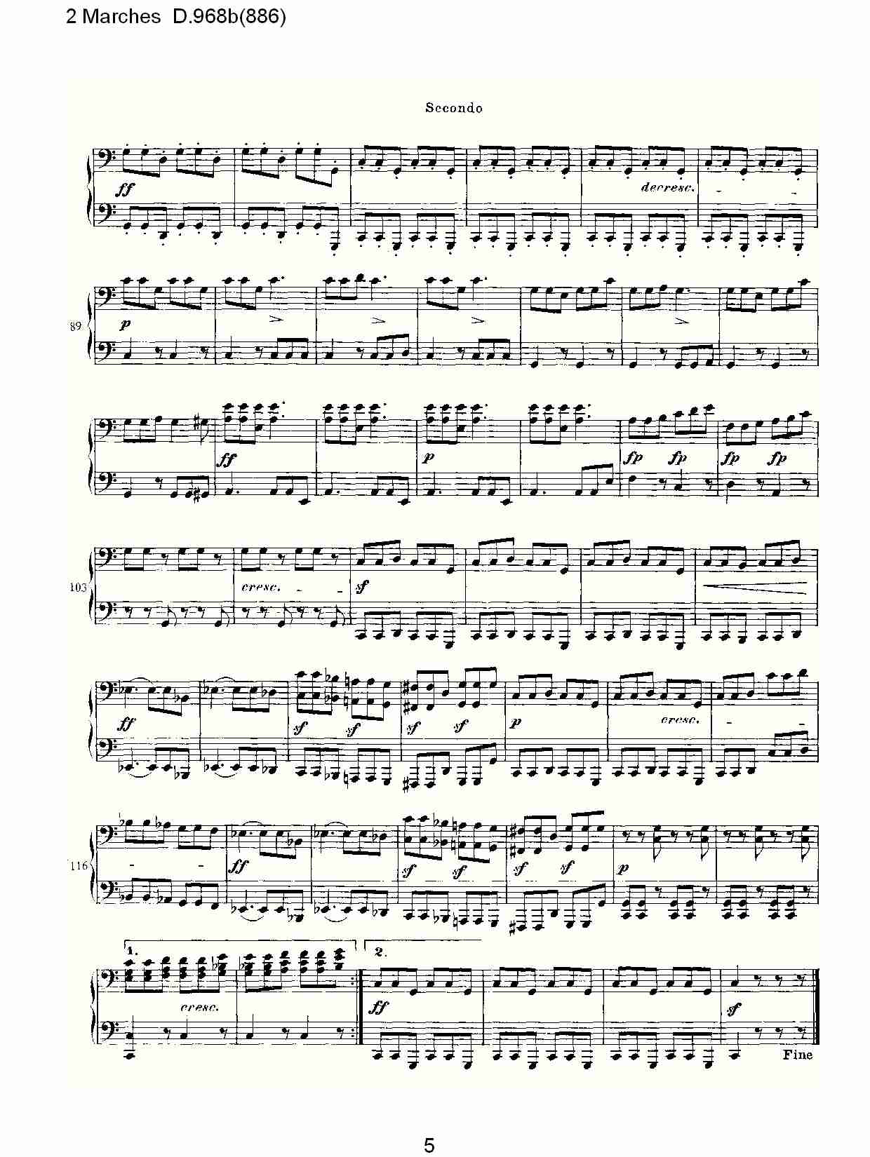 原始主题序曲与变奏曲D.968a(603)（一）总谱（图5）