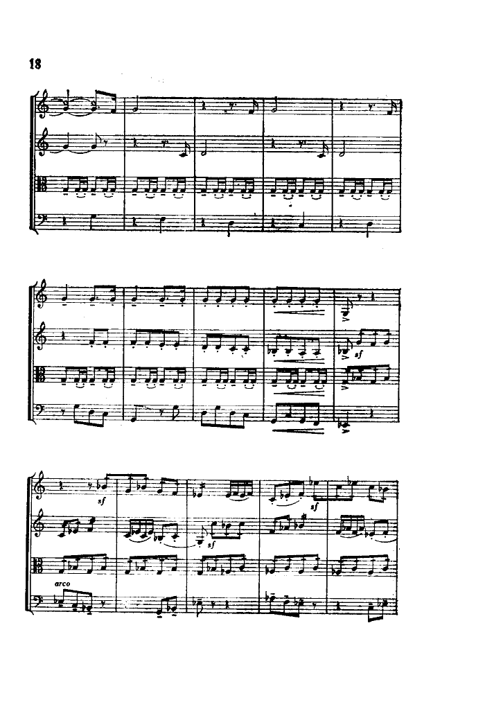 白毛女(弦乐四重奏)总谱（图17）