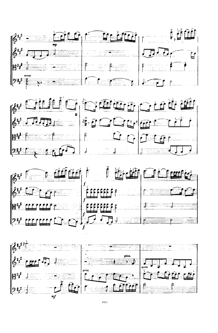 二泉映月(弦乐四重奏)总谱（图3）