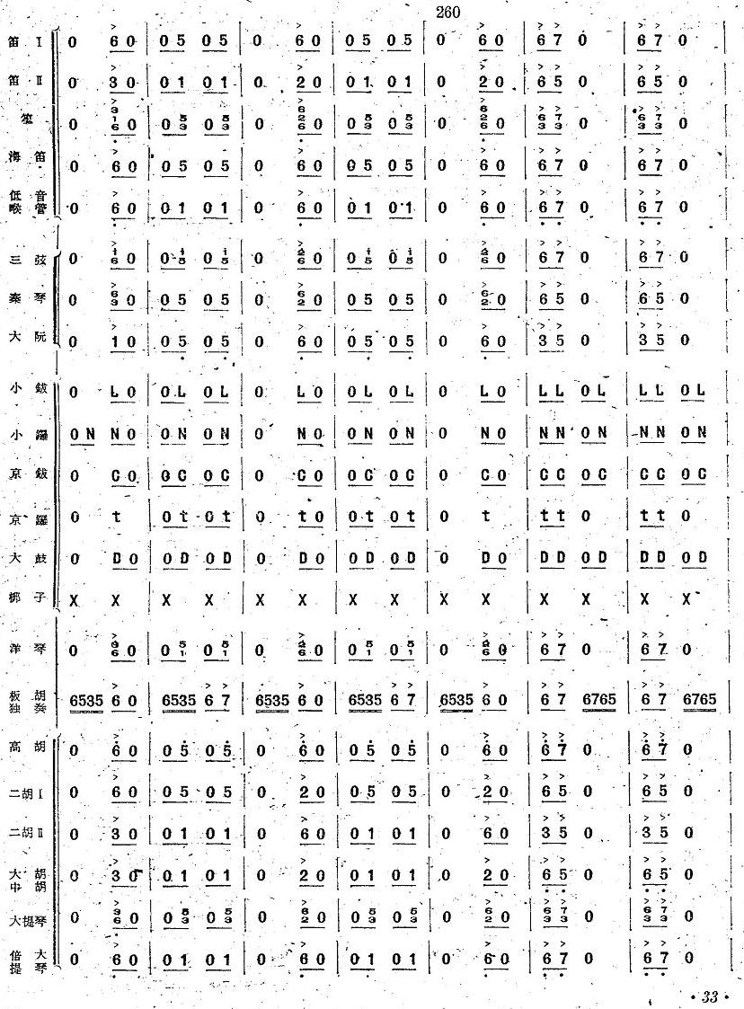 花梆子32总谱（图1）