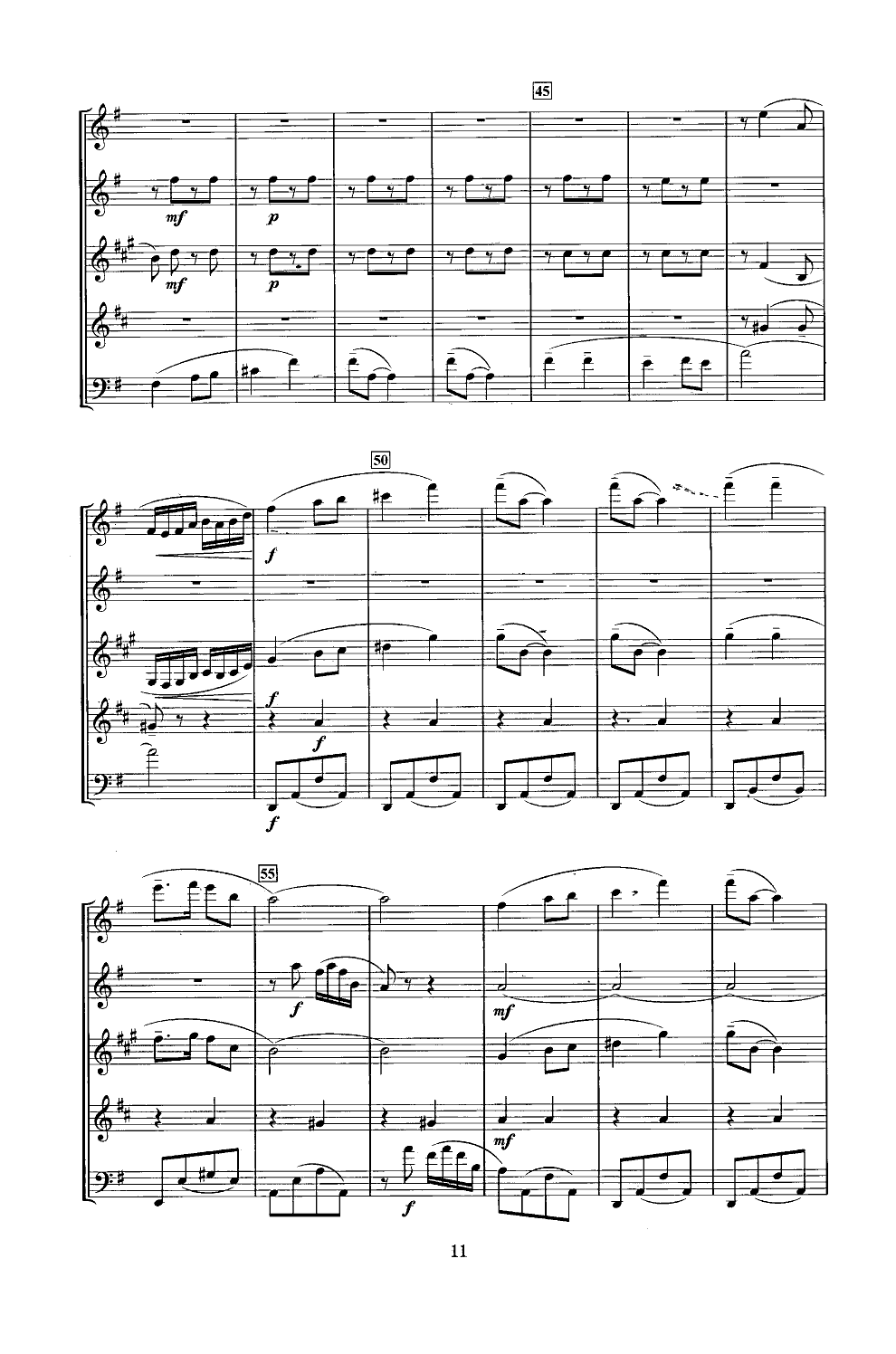 女兵舞(木管五重奏)总谱（图5）