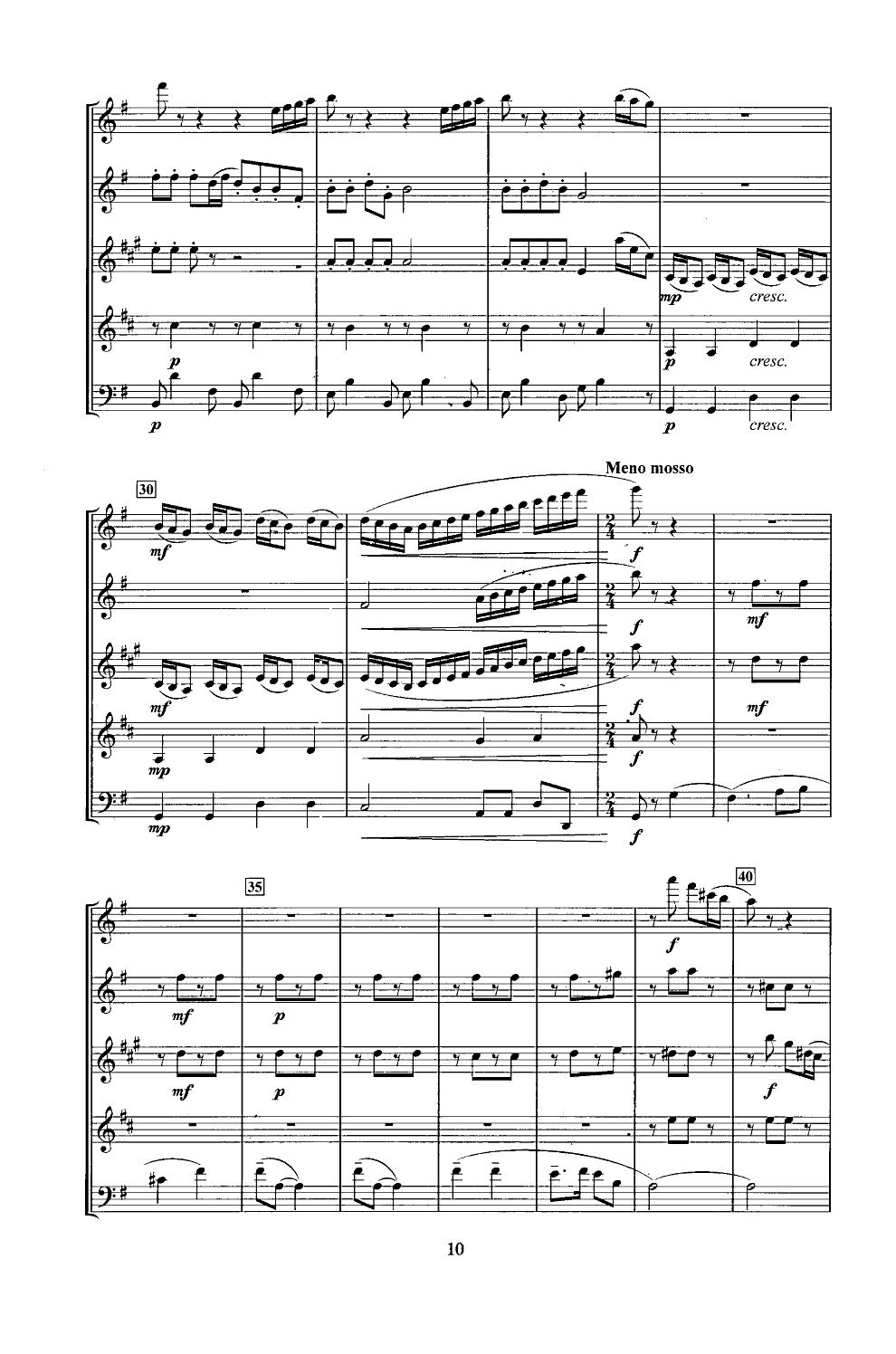 女兵舞(木管五重奏)总谱（图4）
