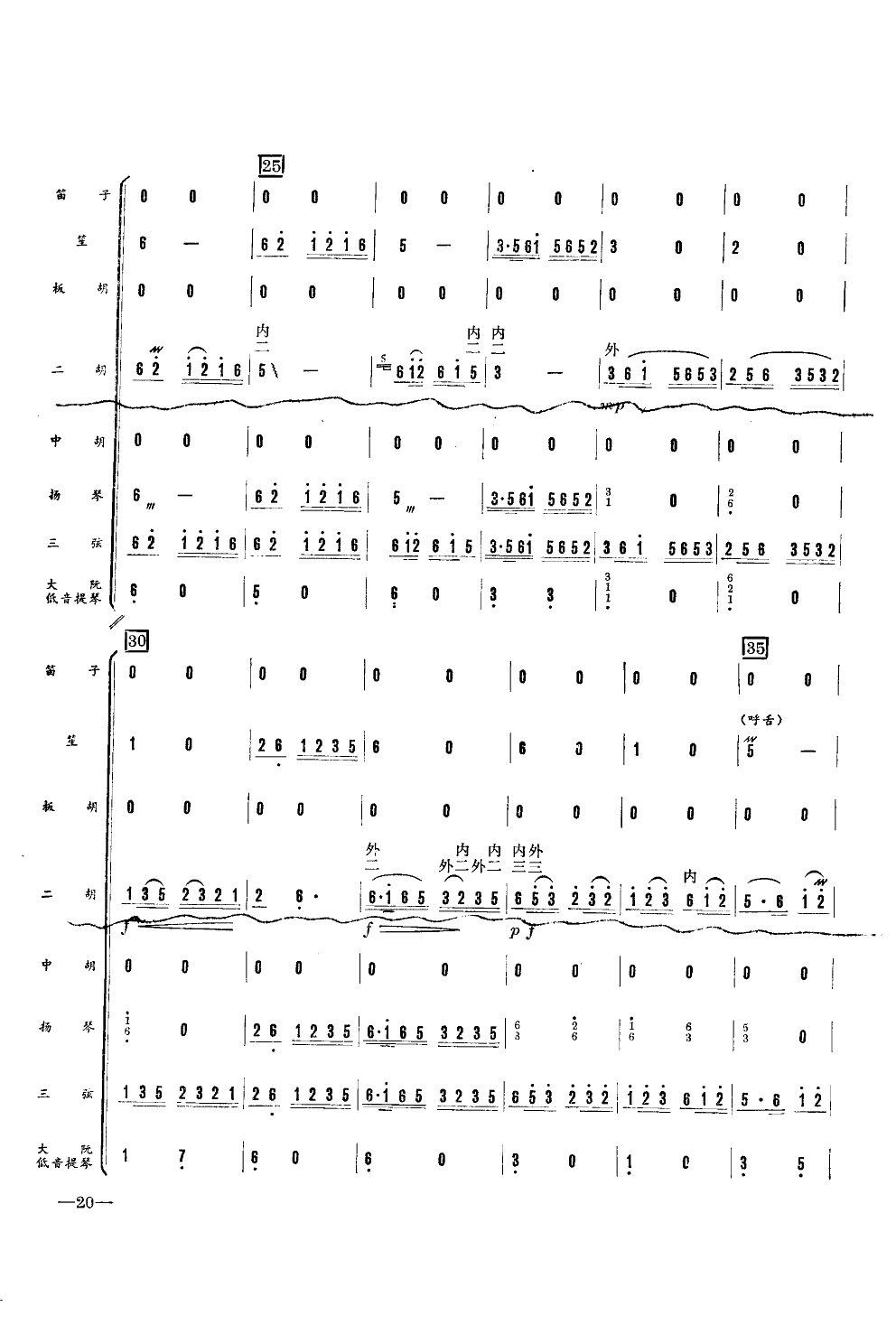 子弟兵和老百姓(器乐小合奏)总谱（图3）