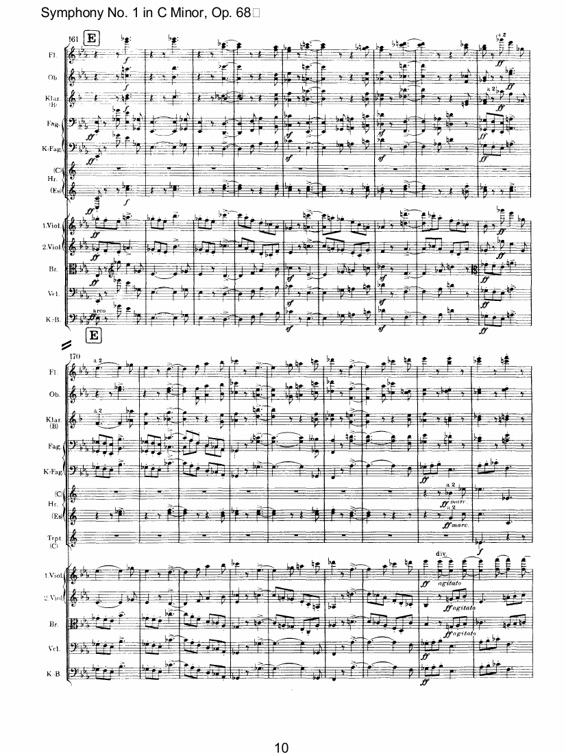 C小调第一交响曲总谱（图10）