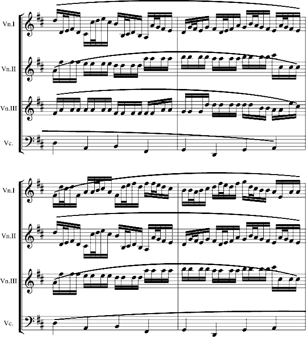 卡农交响曲(3小提琴+1大提琴)总谱（图8）