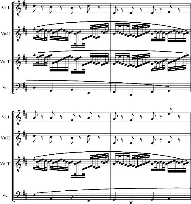 卡农交响曲(3小提琴+1大提琴)总谱（图5）