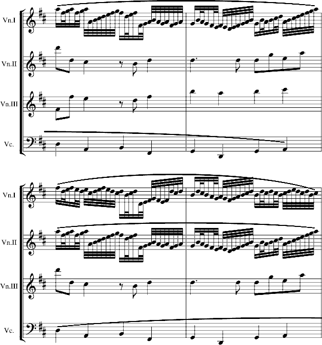卡农交响曲(3小提琴+1大提琴)总谱（图4）