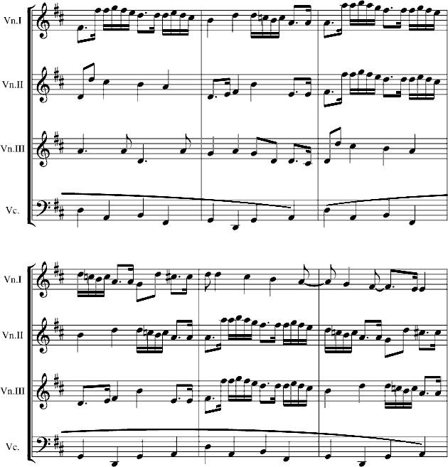 卡农交响曲(3小提琴+1大提琴)总谱（图10）