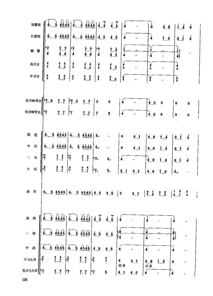 春节序曲(21-30)总谱（图3）