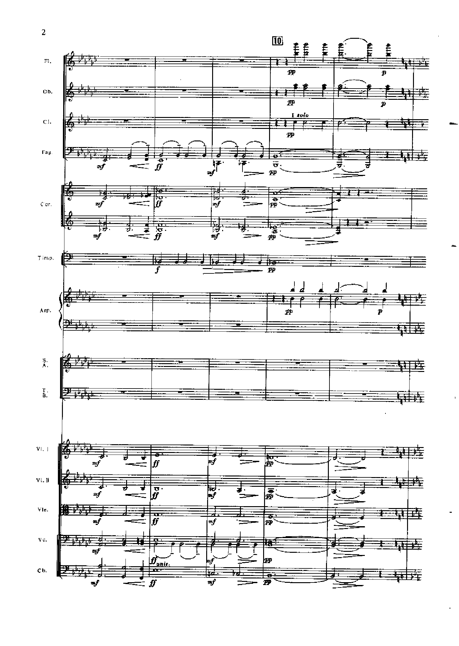 管弦乐总谱凤凰涅槃 乐队类 管弦乐总谱总谱（图2）