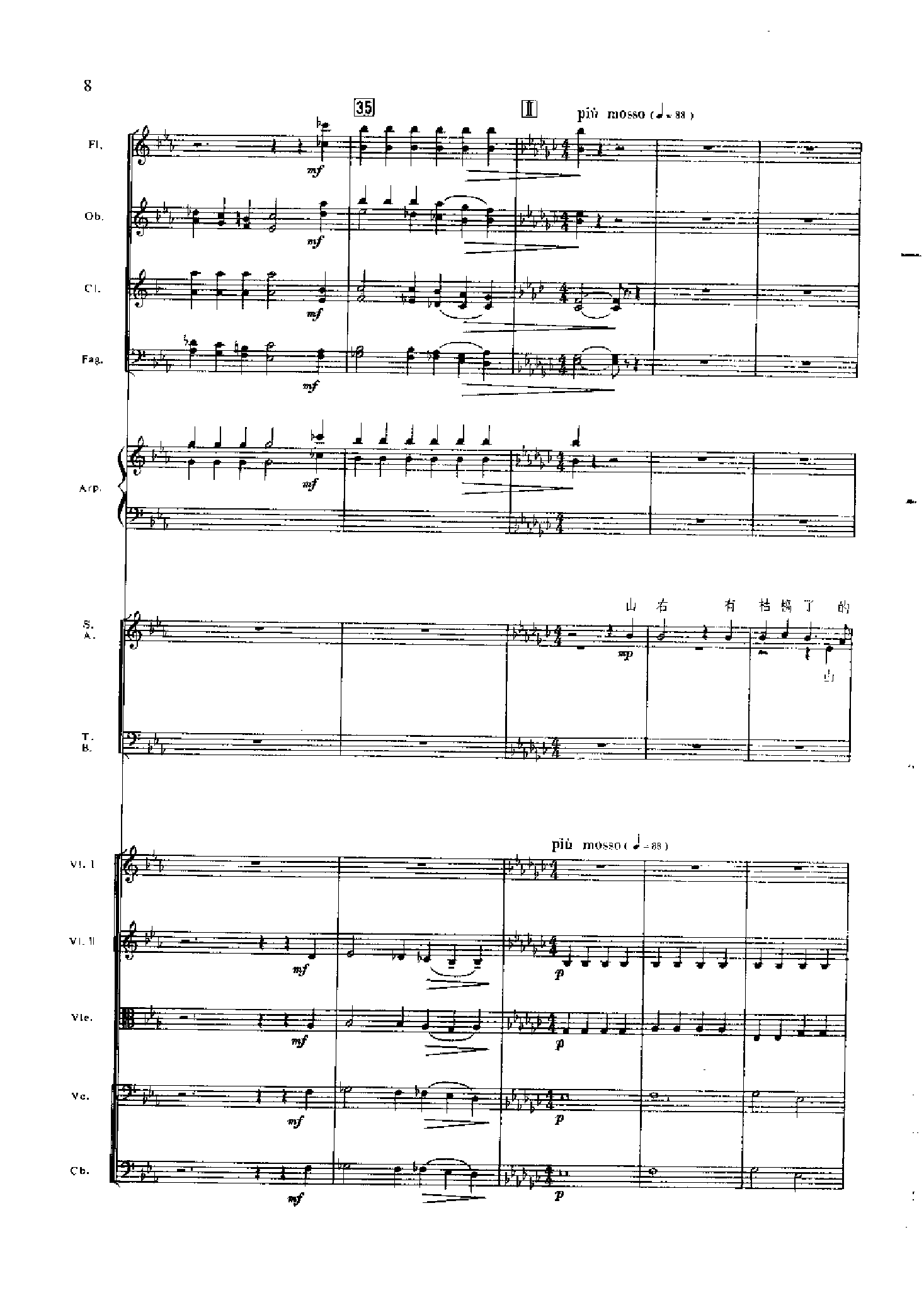 管弦乐总谱凤凰涅槃 乐队类 管弦乐总谱总谱（图8）