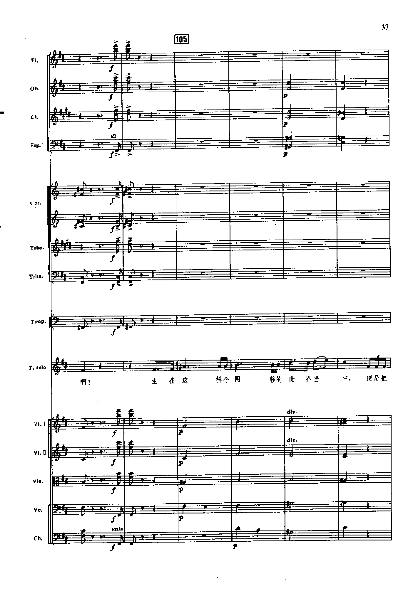 管弦乐总谱凤凰涅槃 乐队类 管弦乐总谱总谱（图37）