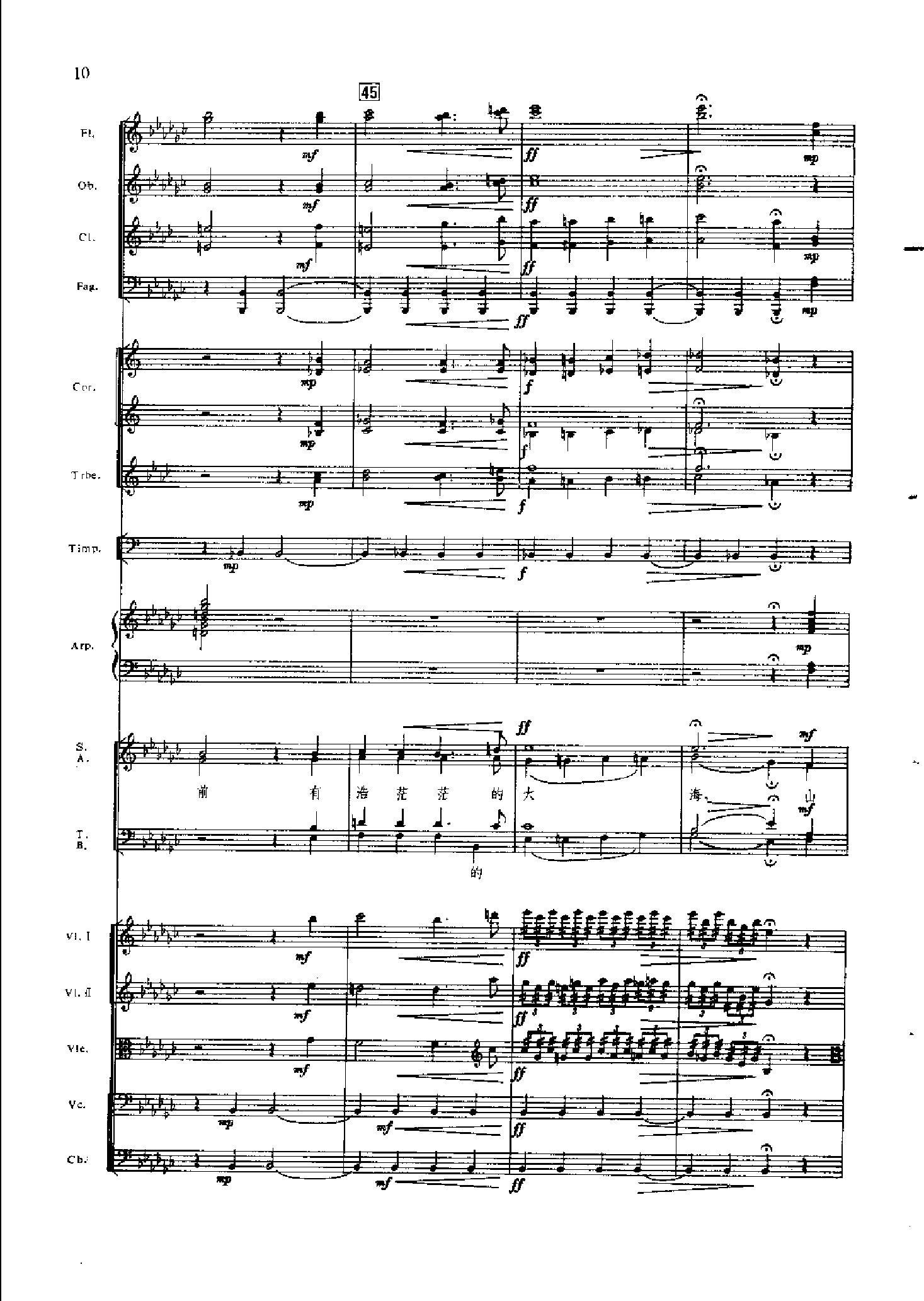 管弦乐总谱凤凰涅槃 乐队类 管弦乐总谱总谱（图10）