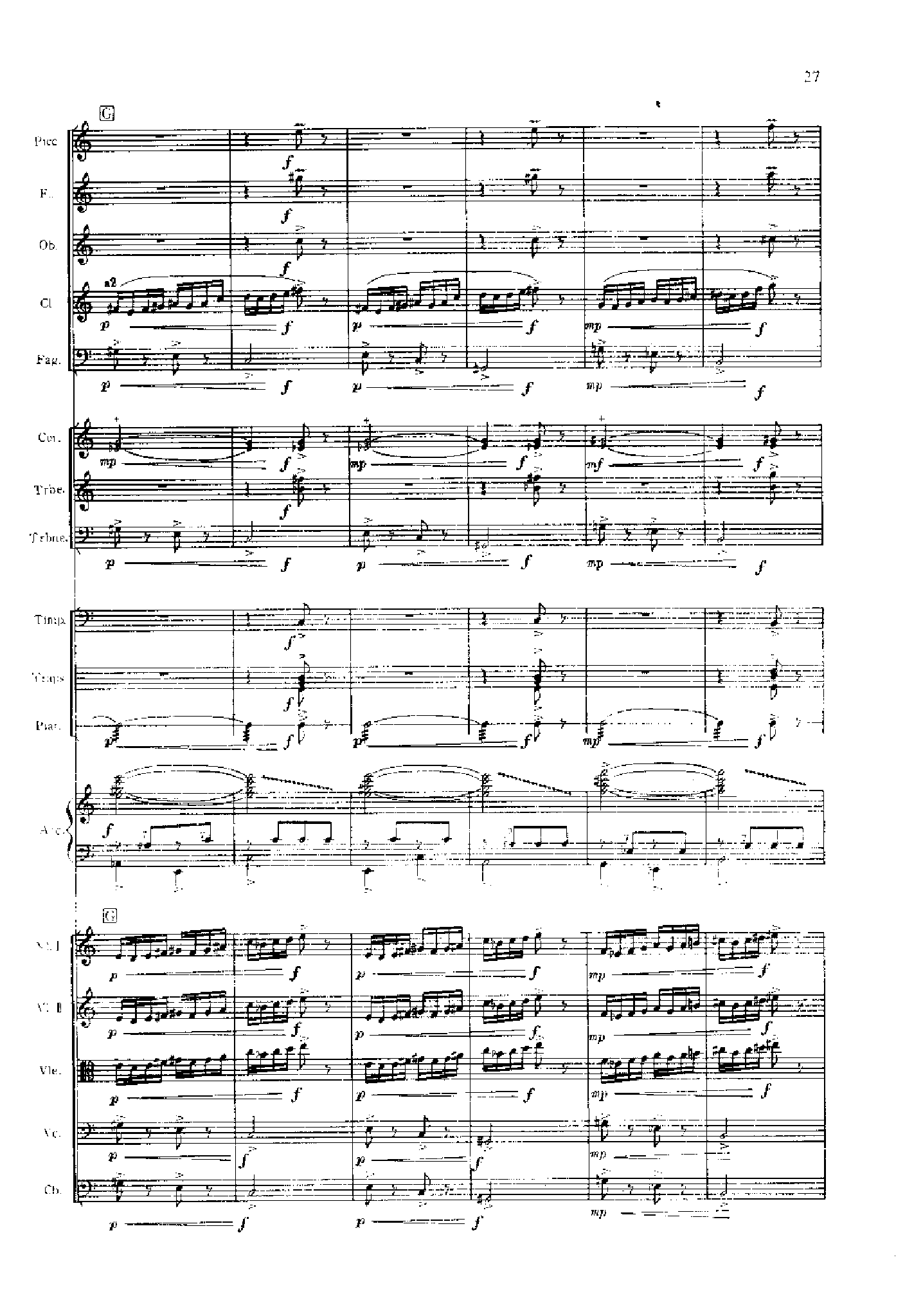 管弦乐总谱阴山岩画印象[狩猎] 乐队类 管弦乐总谱总谱（图27）