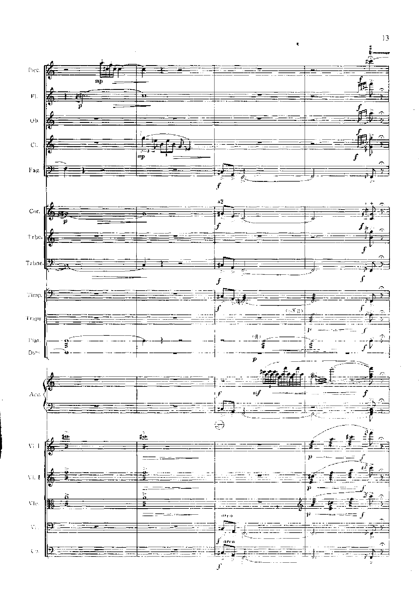 管弦乐总谱阴山岩画印象[狩猎] 乐队类 管弦乐总谱总谱（图13）