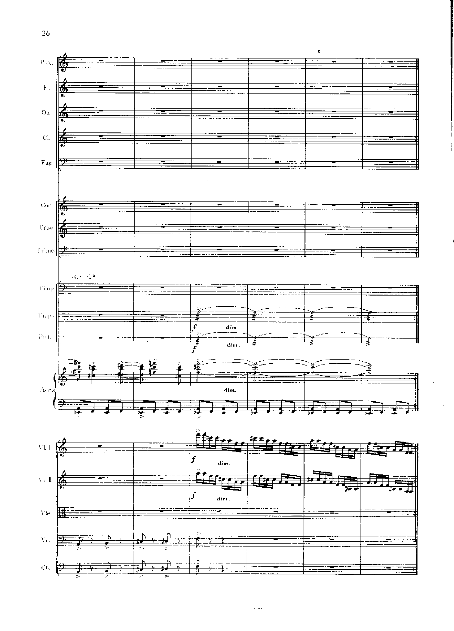管弦乐总谱阴山岩画印象[狩猎] 乐队类 管弦乐总谱总谱（图26）