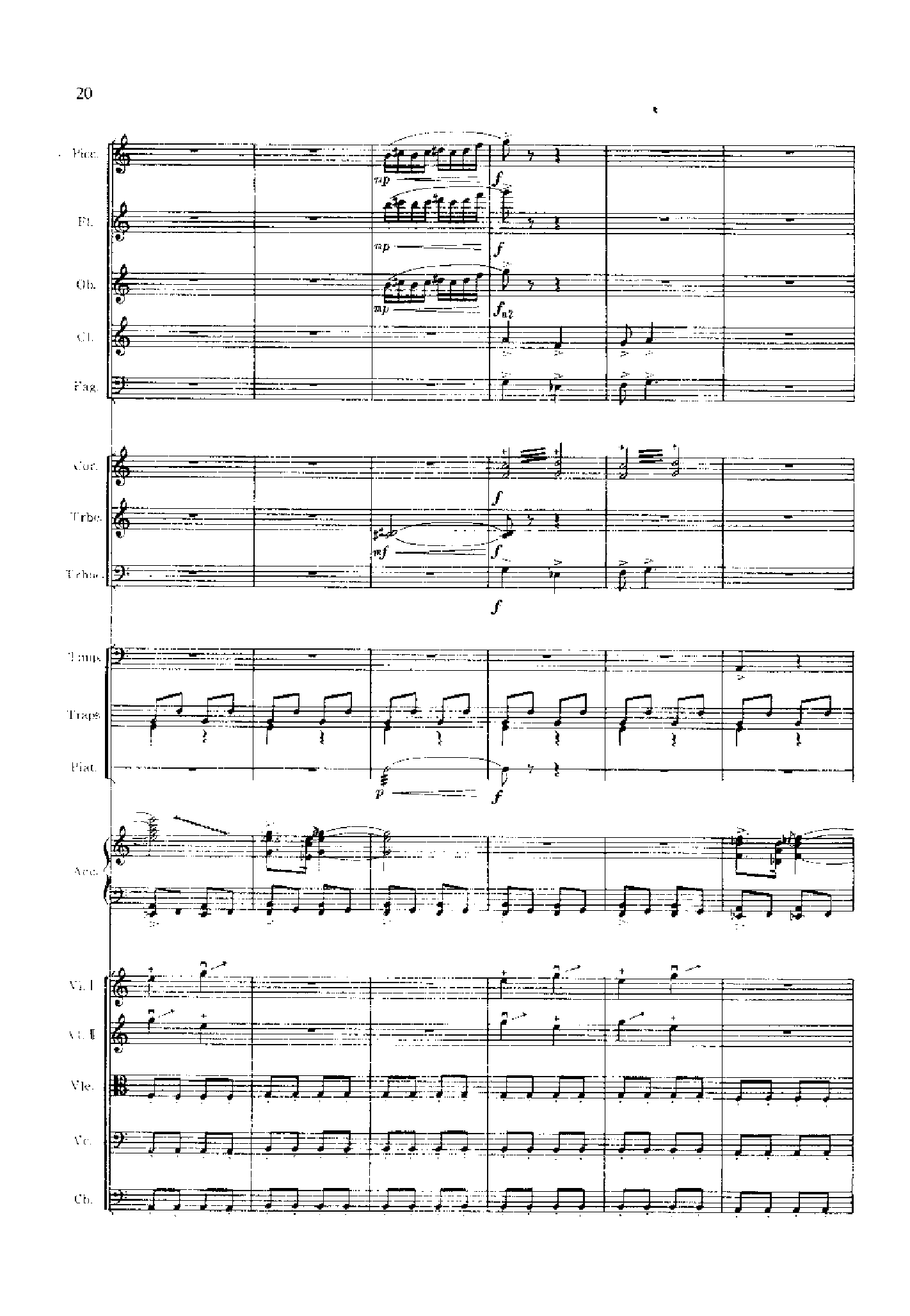管弦乐总谱阴山岩画印象[狩猎] 乐队类 管弦乐总谱总谱（图20）