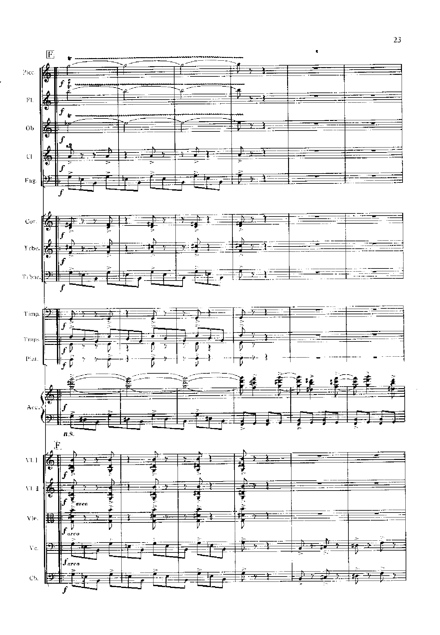 管弦乐总谱阴山岩画印象[狩猎] 乐队类 管弦乐总谱总谱（图23）
