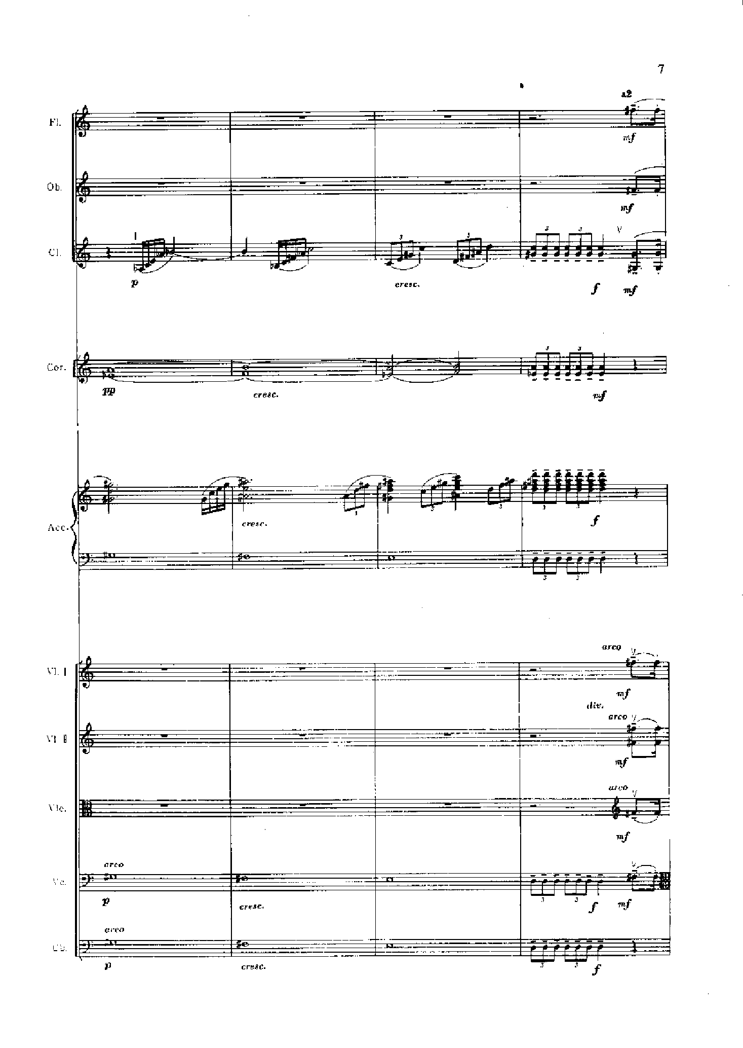 管弦乐总谱阴山岩画印象[狩猎] 乐队类 管弦乐总谱总谱（图7）