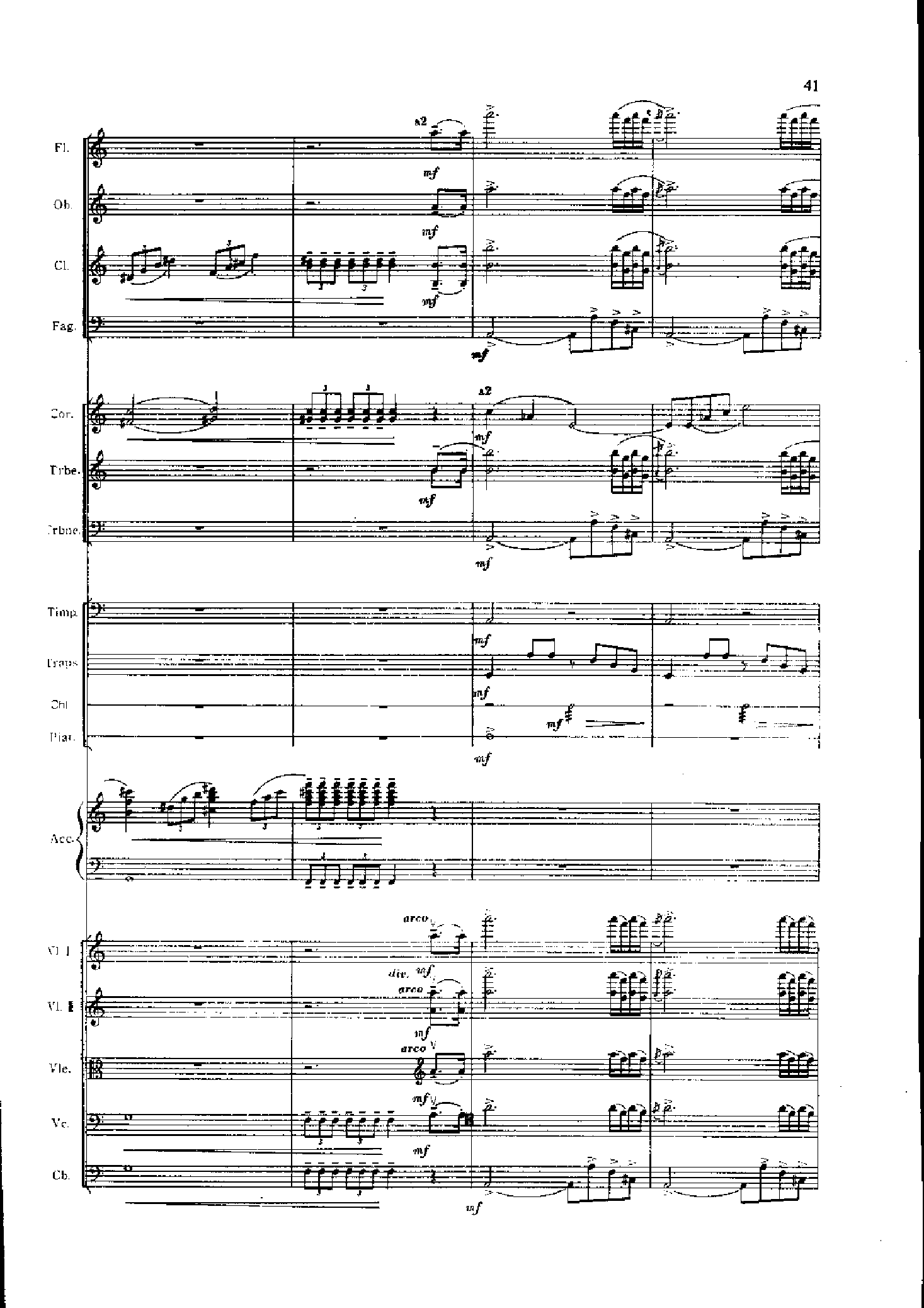 管弦乐总谱阴山岩画印象[狩猎] 乐队类 管弦乐总谱总谱（图41）