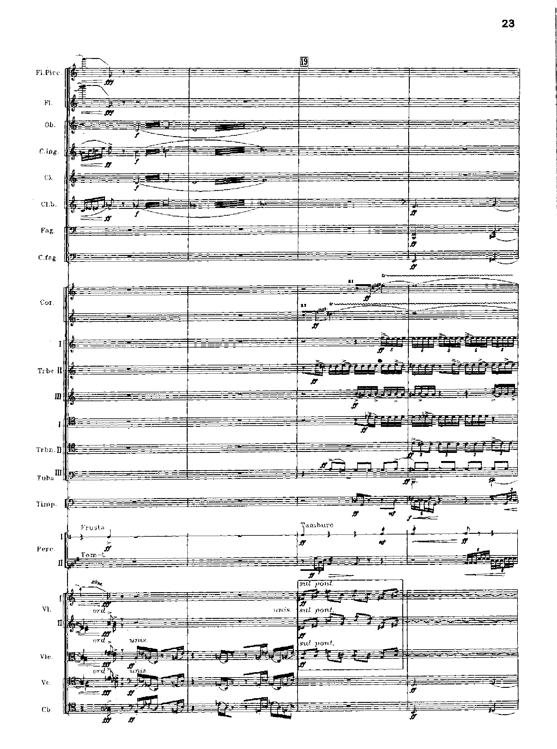 交响诗百年沧桑作品41号 乐队类 管弦乐总谱总谱（图23）