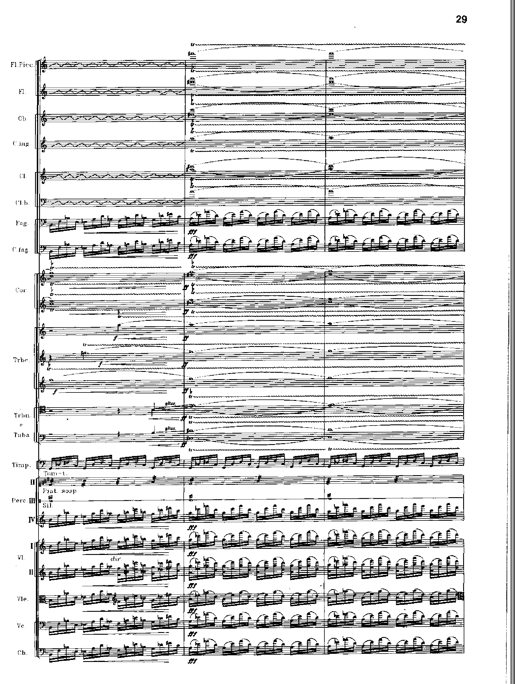 交响诗百年沧桑作品41号 乐队类 管弦乐总谱总谱（图29）