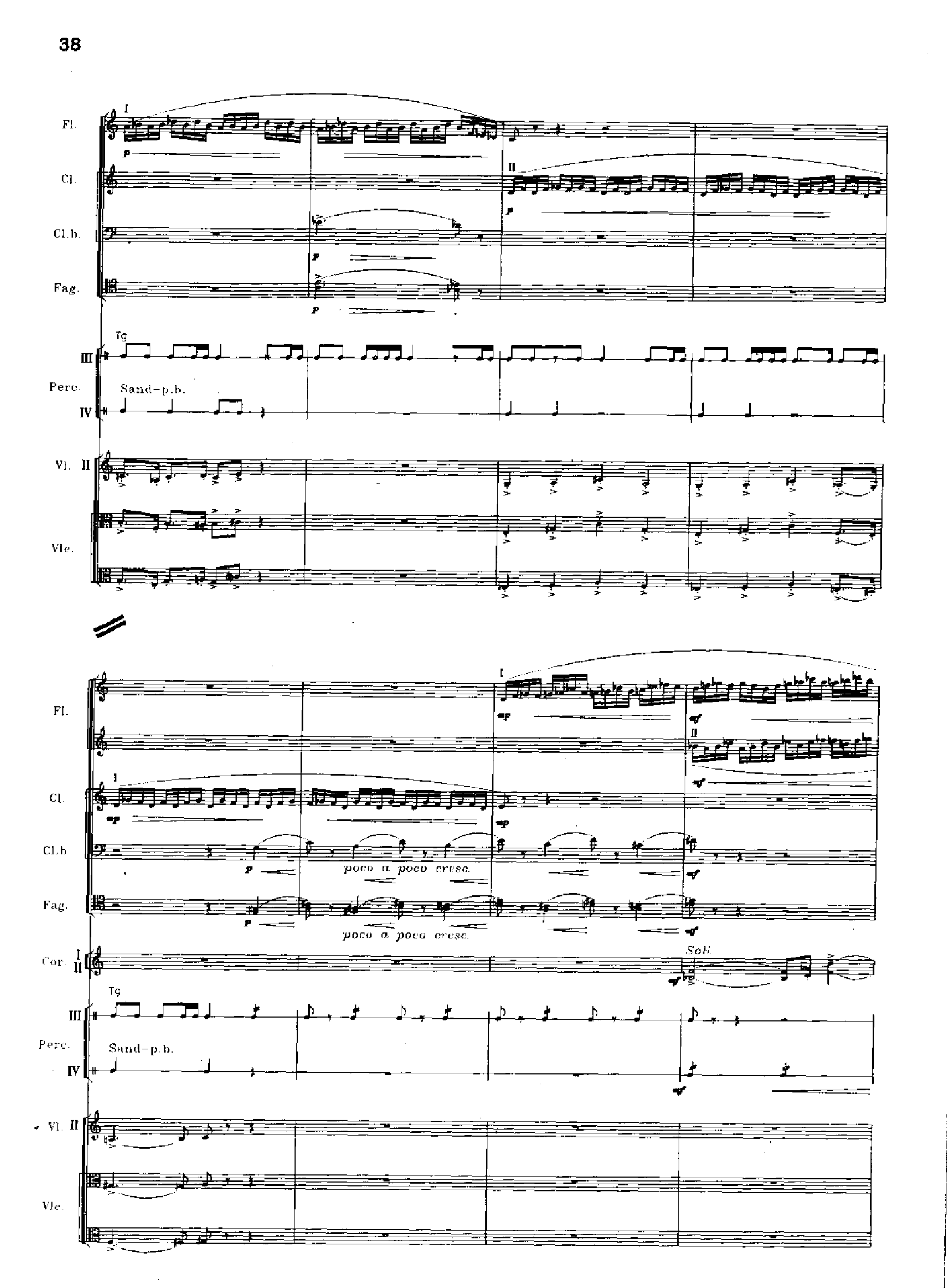 交响诗百年沧桑作品41号 乐队类 管弦乐总谱总谱（图38）