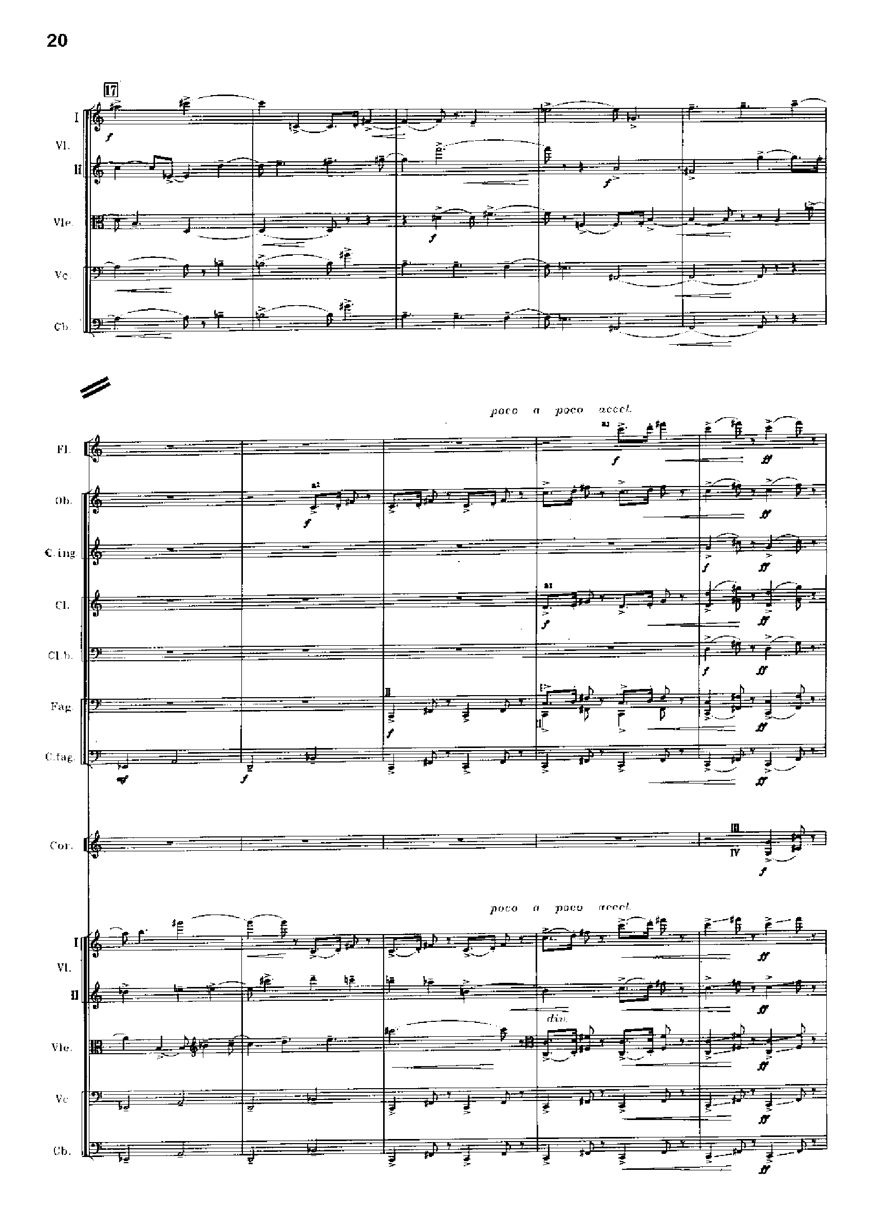 交响诗百年沧桑作品41号 乐队类 管弦乐总谱总谱（图20）