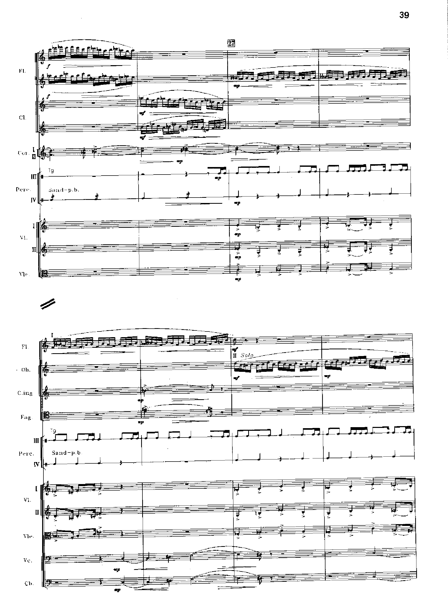 交响诗百年沧桑作品41号 乐队类 管弦乐总谱总谱（图39）