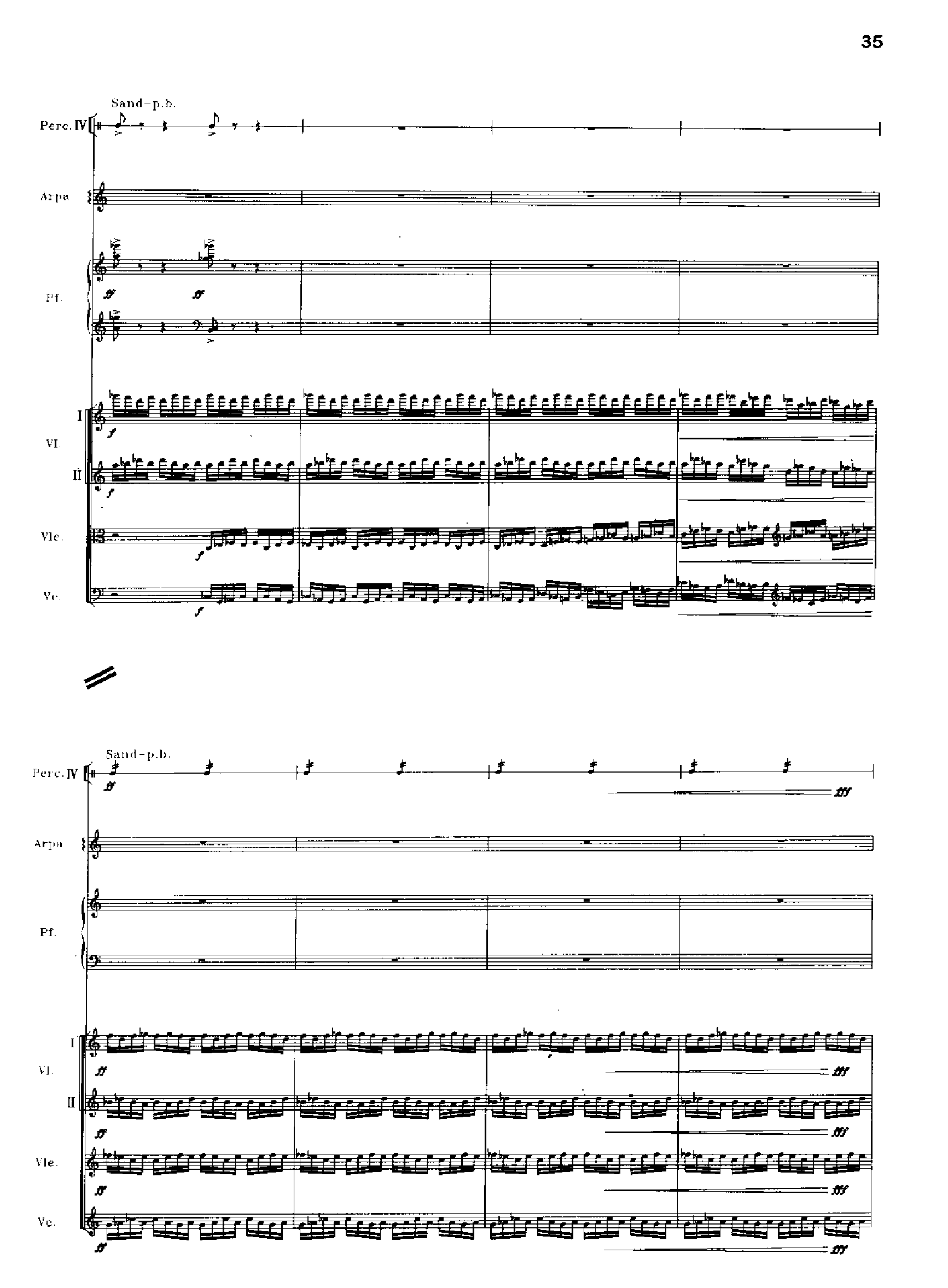交响诗百年沧桑作品41号 乐队类 管弦乐总谱总谱（图35）