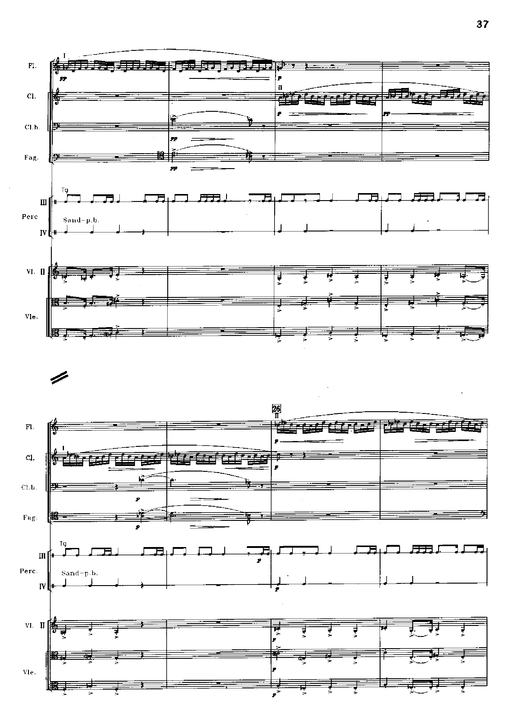 交响诗百年沧桑作品41号 乐队类 管弦乐总谱总谱（图37）