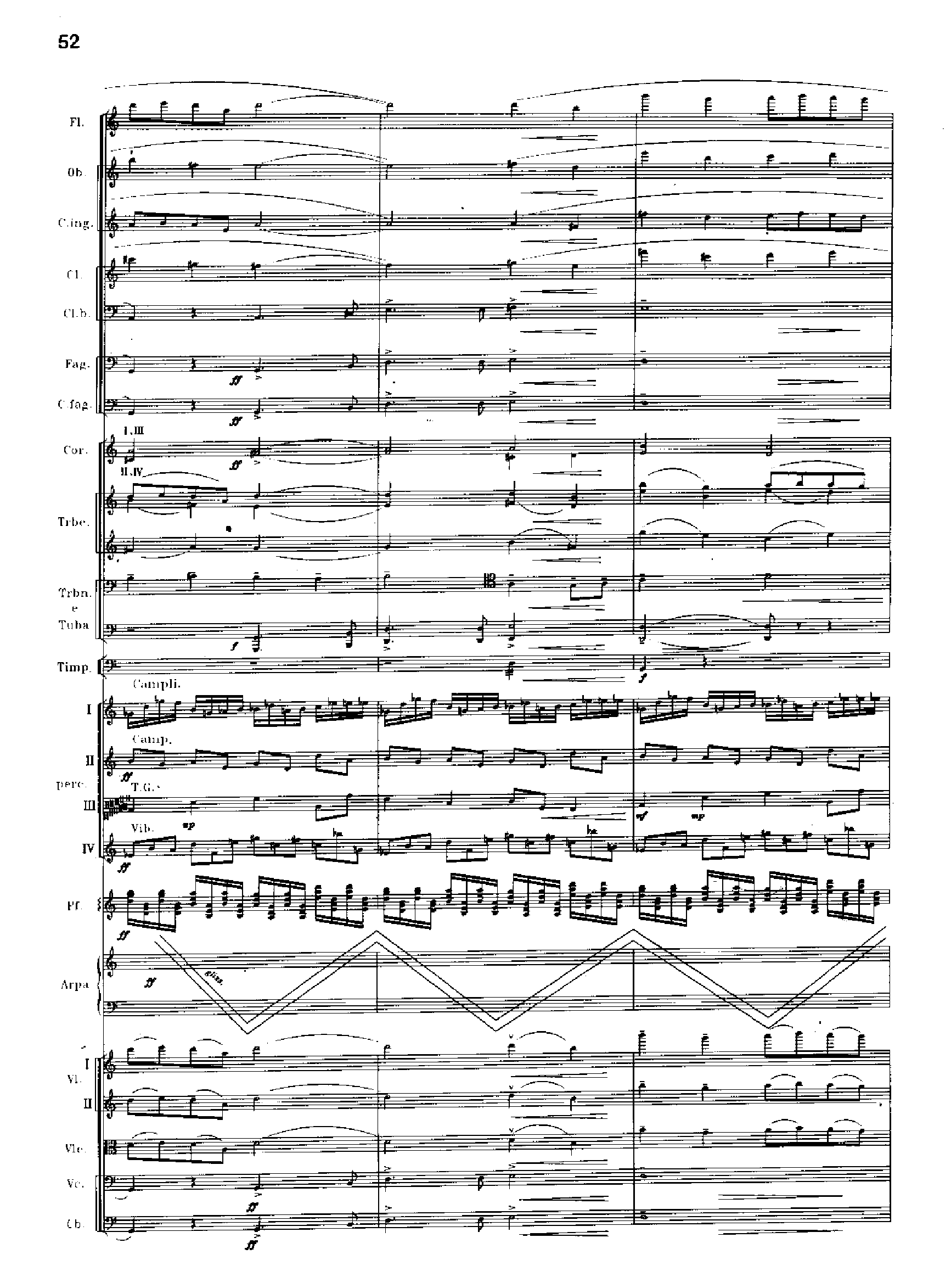 交响诗百年沧桑作品41号 乐队类 管弦乐总谱总谱（图52）
