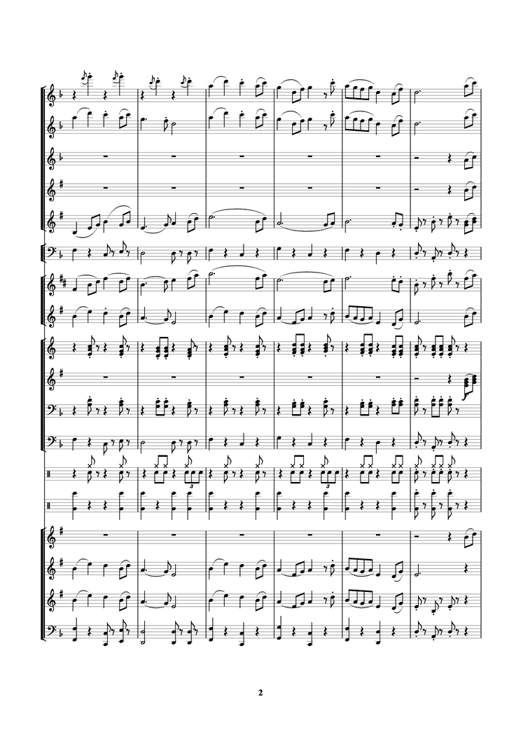 欢乐小合奏总谱（图2）