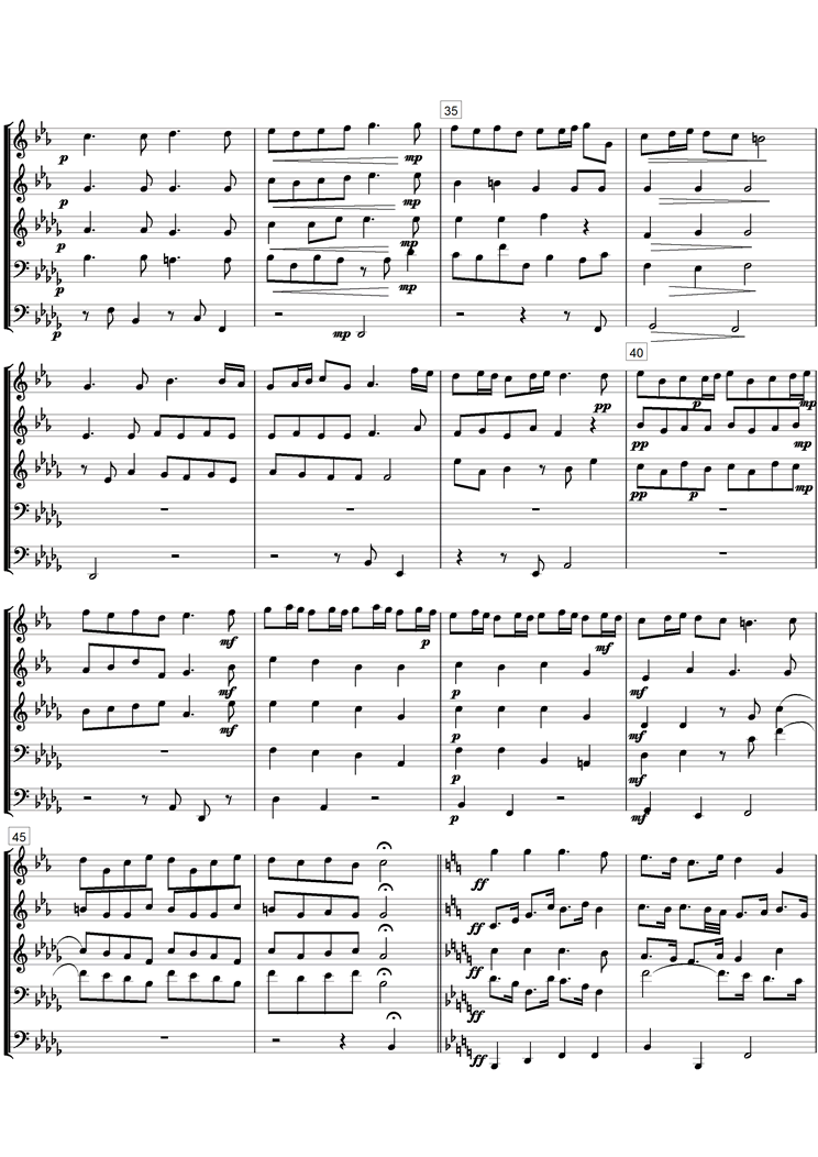 trumpet tune and ayre总谱（图3）