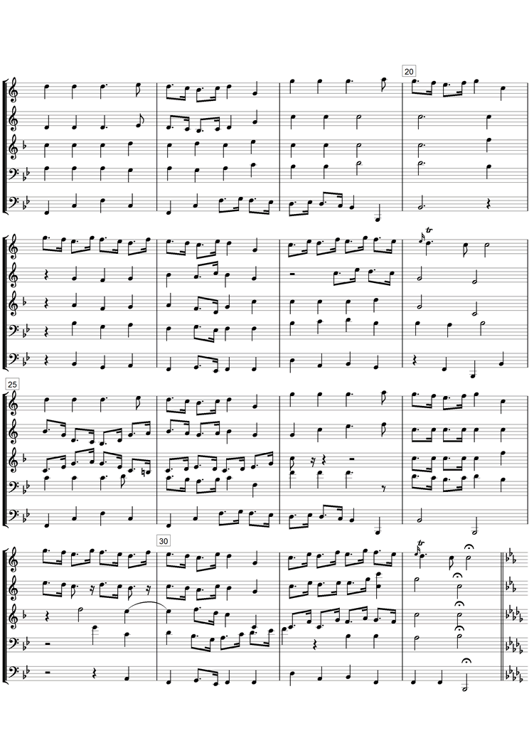 trumpet tune and ayre总谱（图2）