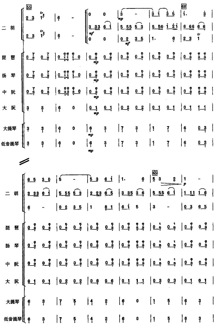 赛马民乐合奏总谱总谱（图9）