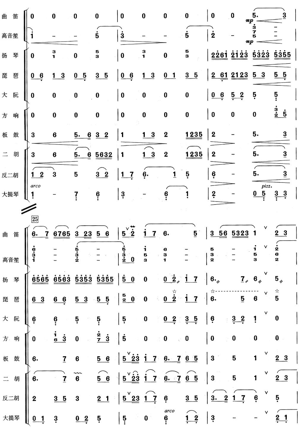 玉芙蓉民乐合奏总谱总谱（图5）