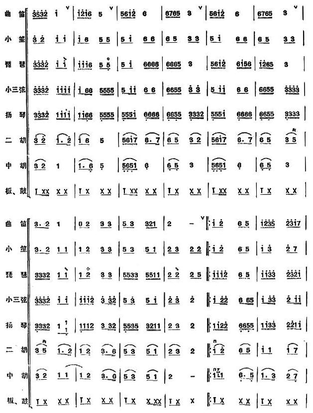 欢乐歌民乐合奏总谱总谱（图9）