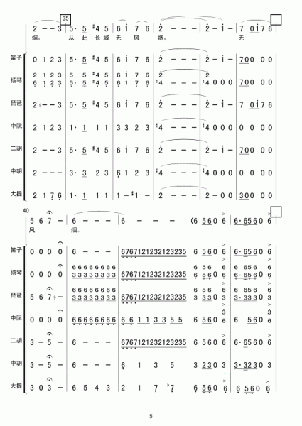 昭君出塞总谱总谱（图5）
