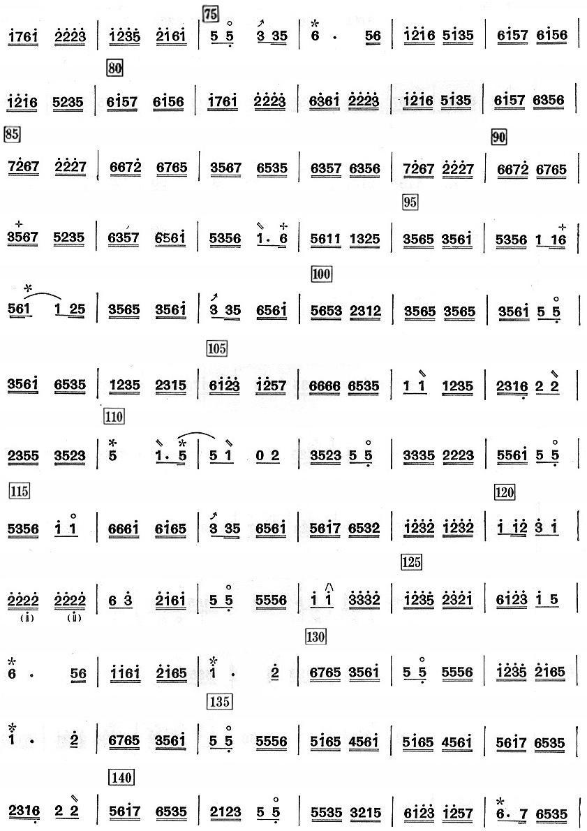 三六琵琶分谱总谱（图2）