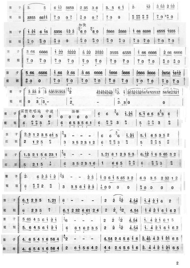 塞上铁骑琵琶分谱总谱（图2）