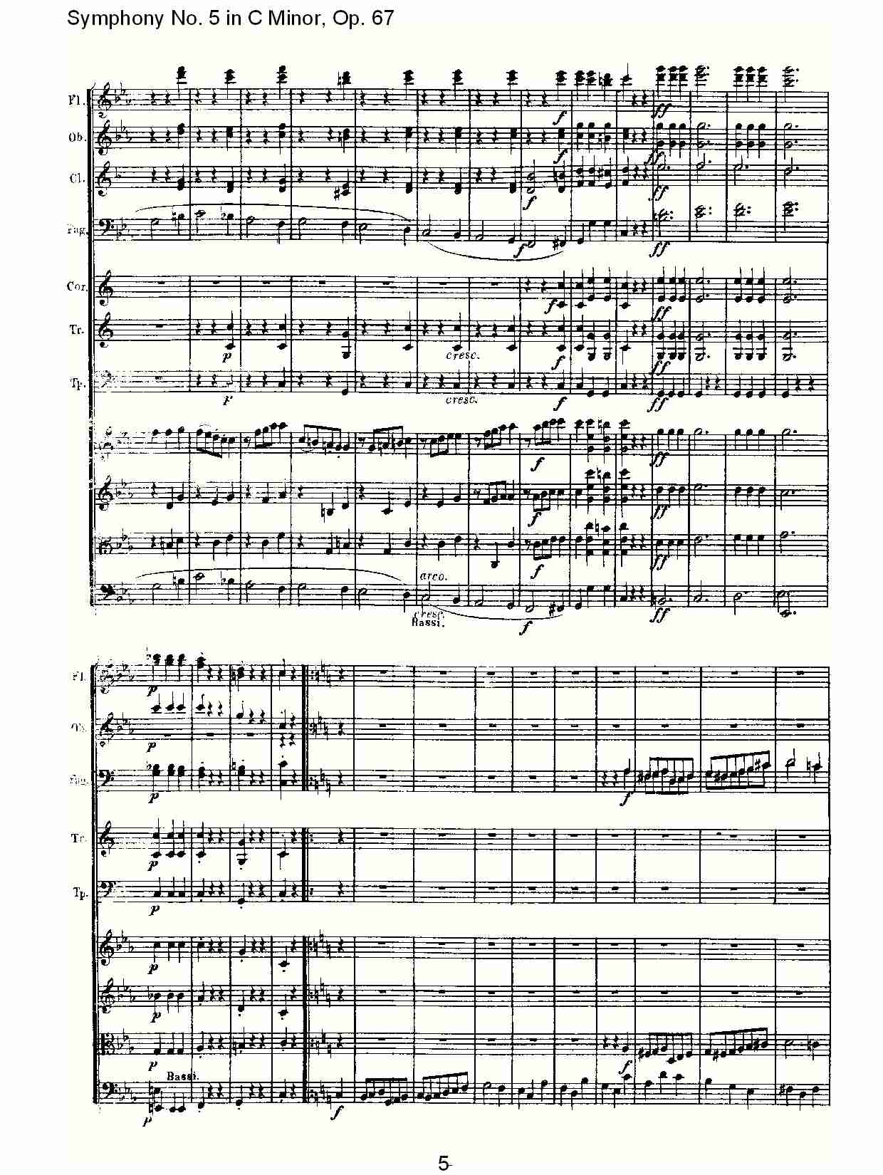 C大调第五交响曲 Op.67第三乐章总谱（图5）