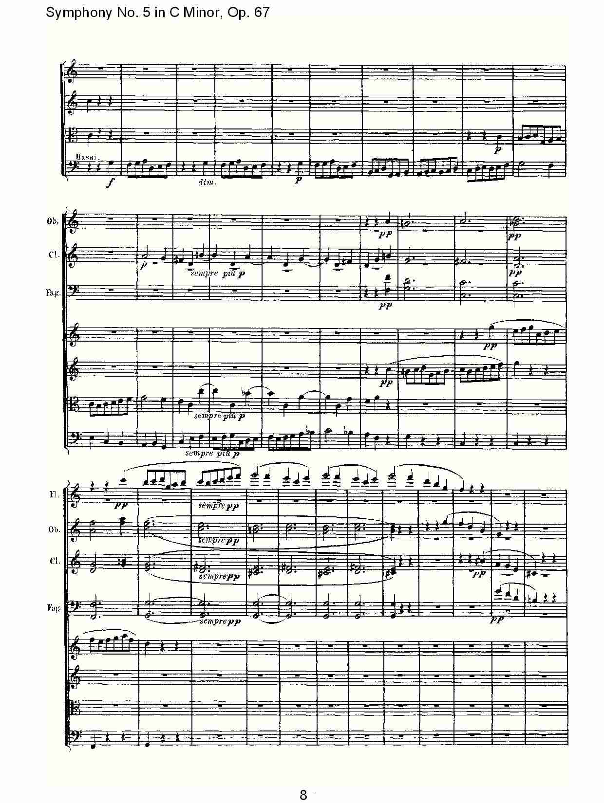 C大调第五交响曲 Op.67第三乐章总谱（图8）