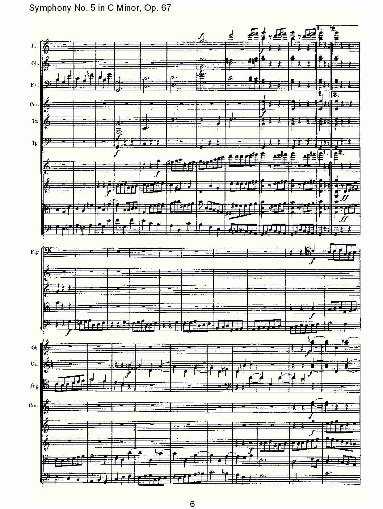 C大调第五交响曲 Op.67第三乐章总谱（图6）