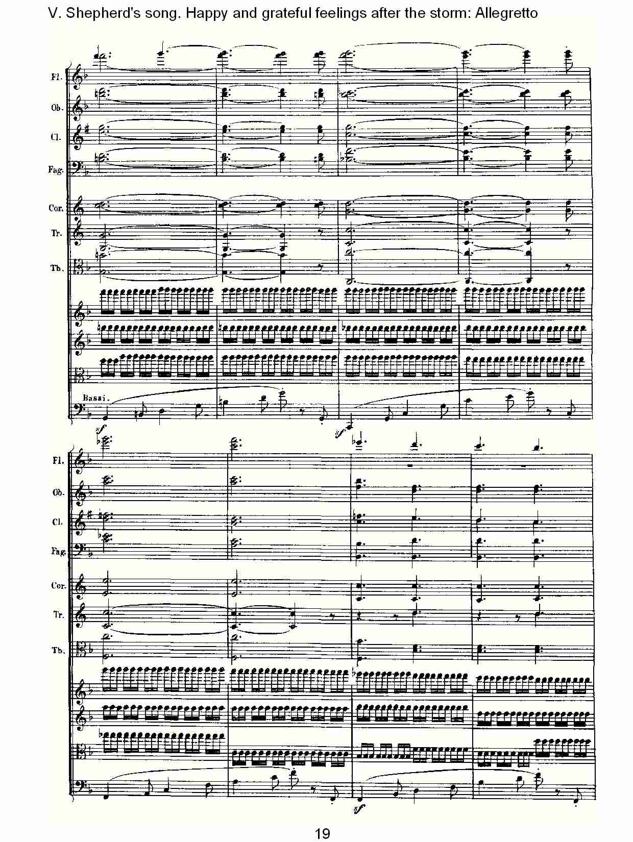 F大调第六交响曲 Op.68 “田园” 第五乐章总谱（图19）