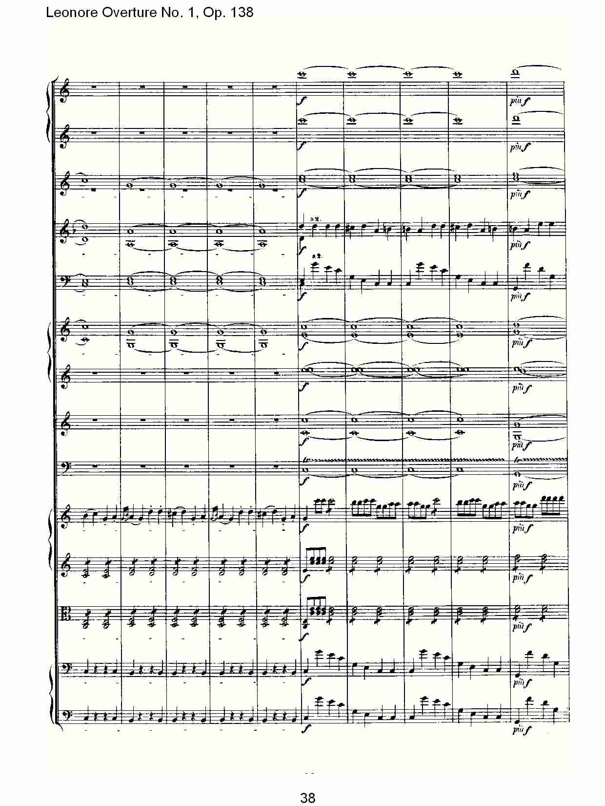 Leonore Overture No.1, Op. 138　（四）总谱（图8）