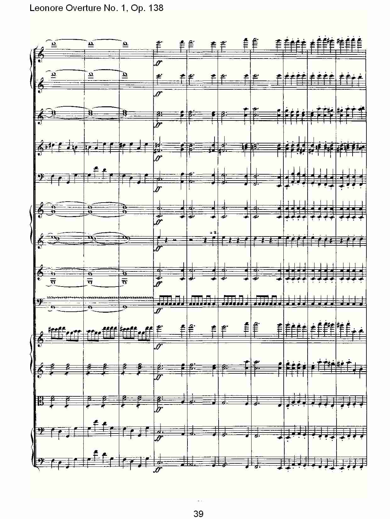 Leonore Overture No.1, Op. 138　（四）总谱（图9）