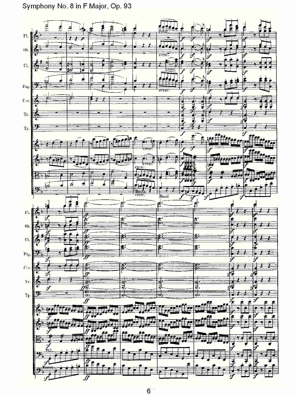 F大调第八交响曲 Op.93　第一乐章（一）总谱（图7）